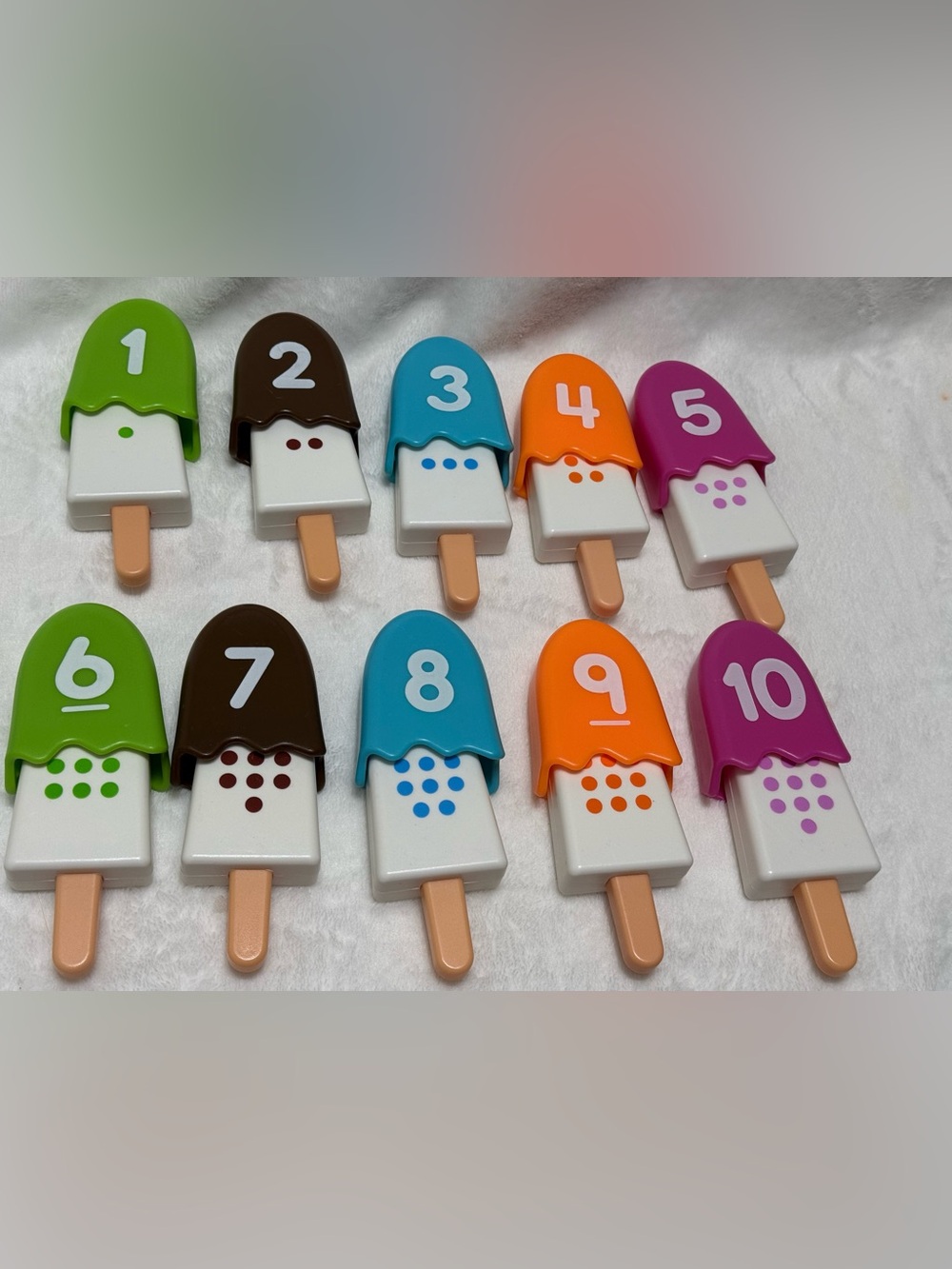 Numberblocks MathLink Cubes Activity/Learning Resources Popsicle Count/4 Bananas - Picture 6 of 16